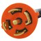 Ac Works SOOW; Cold Weather Extension Cord, 10 AWG, Indoor/Outdoor, 10/5, 1 Outlets, L21-30R, Black, Rubber L2130PR-010 - alternate 4